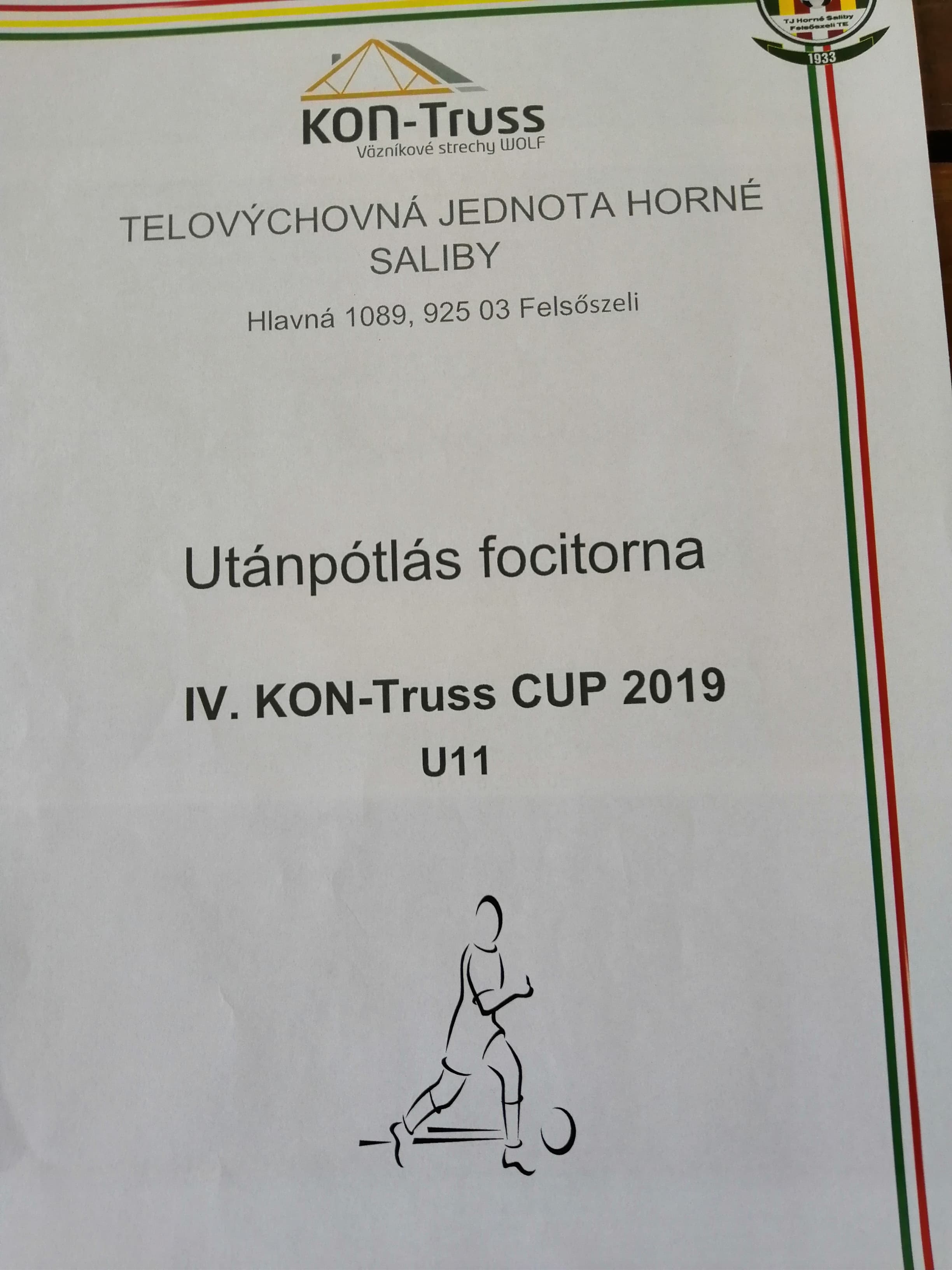 U11: Felsőszeliben rúgták a bőrt